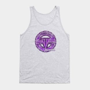 Arakawa Ward of Tokyo Japanese Symbol Distressed Tank Top